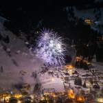 Kleinarler Silvesterfeier - Feuerwerksbild 2017 im Zentrum